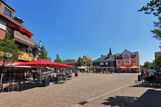 Olfener Marktplatz; Foto: WK für Stadt Olfen