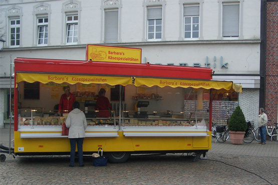 Käsespezialitäten Barbara Otto auf dem Wochenmarkt