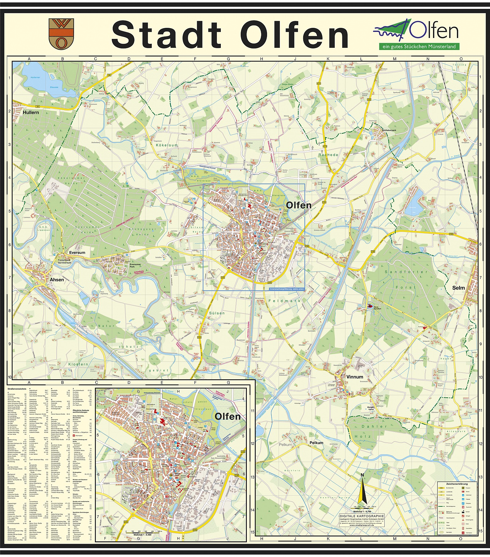 Stadtplan Olfen